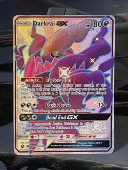 Pokemon TCG Darkrai GX Alternate Art Ultra Rare SV70/SV94 Holo NM/Mint - Image 1