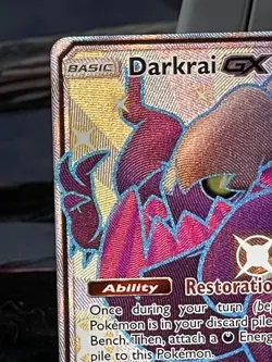 Pokemon TCG Darkrai GX Alternate Art Ultra Rare SV70/SV94 Holo NM/Mint - Image 5