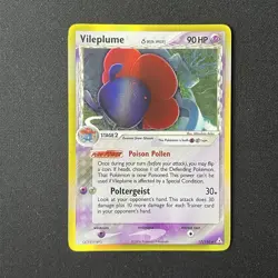 Vileplume Holo 17/110 EX Holon Phantoms Pokemon Card - Image 2