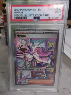 2023 Pokemon Scarlet Violet Miriam 251/198 SIR Full Art PSA 9 Mint New! - Image 1
