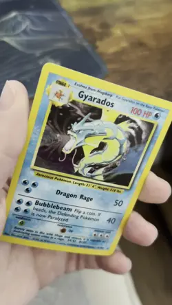 Pokemon Gyarados 006/102 Base Set Holo Vintage LP WOTC - Image 2