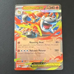 Pokemon TCG Mega Camerupt EX 022/132 Me01 Mega Evolution Double Rare Holo 340HP - Image 1