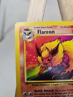 Pokemon Flareon Jungle 3/64 Rare 70 HP Stage 1 Wizards of the Coast - Image 2