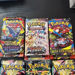 Pokemon TCG Pack Lot Of 10 Packs Mixed Crown Zenith, Ascended, Prismatic + More! - Image 4
