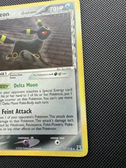 Umbreon, Holo, Pokemon EX Delta Species, 17/113 - Image 5