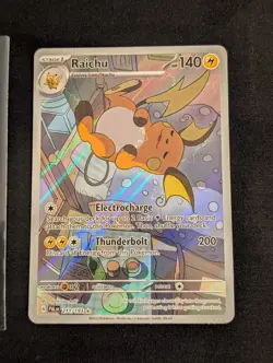 Pokemon TCG Raichu Holo Illustration Rare Paldea Evolved 211/193 - Image 1