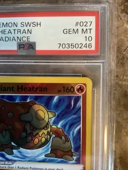 PSA 10 Radiant Heatran - 027/189 - Astral Radiance Graded Pokemon - Image 3