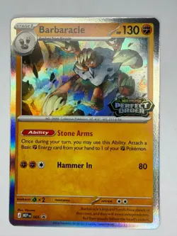 Barbaracle - 065 - Pokemon TCG Perfect Order Prerelease Promo - NM - Image 1