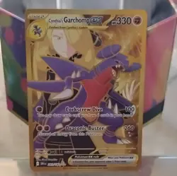 Pokemon Cynthia's Garchomp EX 241/182 Destined Rivals Holo Hyper Rare 330 HP - Image 1