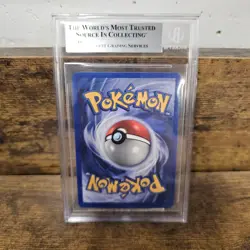 Pokemon Dragonite Fossil Unlimited 4/62 Holo Rare Beckett 8.5 1999 non psa - Image 2