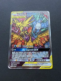 Pokemon TCG Moltres Zapdos Articuno GX SM210 Promo Mint Condition - Image 1