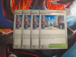 4x Luminose City 077/088 x4 - NM Perfect Order Pokemon Playset ME03 - Image 1