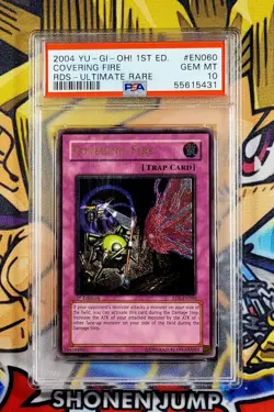 Yu-Gi-Oh COVERING FIRE 1st Ed Rise Of Destiny RDS-EN060 Psa 10 Ultimate Rare GEM - Image 1