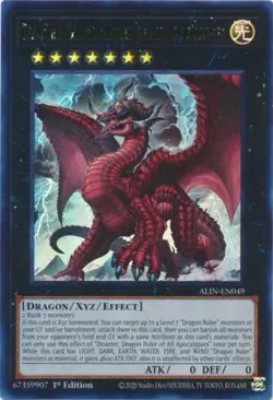 Yugioh! MP Disaster, Dragon Ruler of All Apocalypses - ALIN-EN049 - Ultra Rare - - Image 1