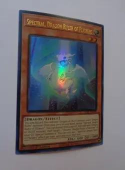 Spectral, Dragon Ruler of Flickers ALIN-EN018 (Ultra Rare, 1st, Lightly Played) - Image 1