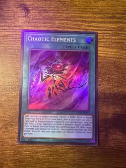Chaotic Elements OP30-EN011 Super Rare Yu-Gi-Oh - Image 1