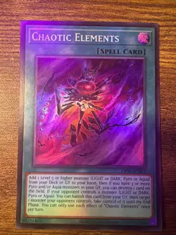 Chaotic Elements OP30-EN011 Super Rare Yu-Gi-Oh - Image 2