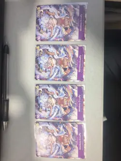 4x Monkey.D.Luffy P-041 - Starter Deck 18: PURPLE Monkey.D.Luffy Promo Near-Mint - Image 1