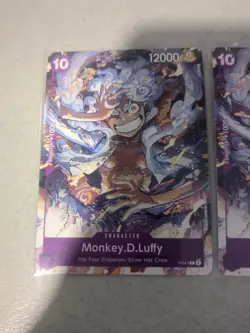 4x Monkey.D.Luffy P-041 - Starter Deck 18: PURPLE Monkey.D.Luffy Promo Near-Mint - Image 2