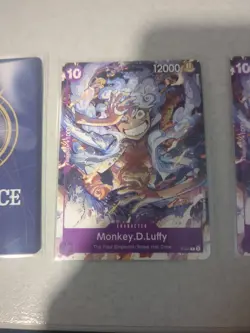 4x Monkey.D.Luffy P-041 - Starter Deck 18: PURPLE Monkey.D.Luffy Promo Near-Mint - Image 4