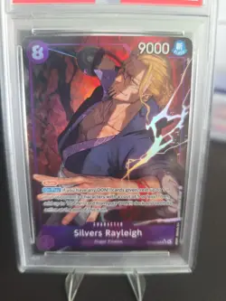 2025 One Piece - Carrying On His Will OP13-066 Silvers Rayleigh Alt Art PSA 10 - Image 2