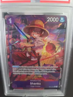 2025 One Piece - Carrying On His Will OP13-065 Young Shanks Alt Art PSA 10 - Image 2