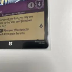 Disney Lorcana TCG Winterspell 36/204 FOIL Alice Well-Read Whisper Uncommon - Image 3