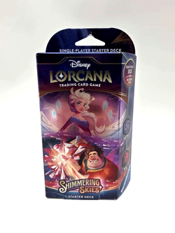 Disney Lorcana: Shimmering Skies Starter Deck–Amethyst & Ruby Factory Sealed NEW - Image 1
