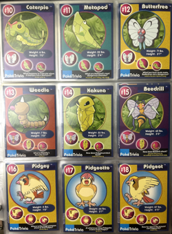 Pokemon 1999 Burger King PokeTrivia Original 151 Complete Set - Sleeved MINT - Image 2