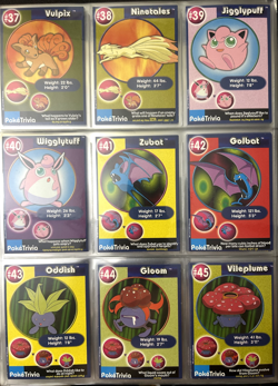 Pokemon 1999 Burger King PokeTrivia Original 151 Complete Set - Sleeved MINT - Image 5