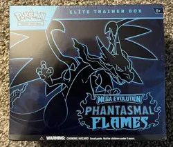 Pokemon Mega Evolutions Phantasmal Flames Elite Trainer Box ETB Sealed Brand New - Image 1