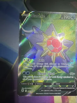 Starmie V - 166/189 - Pokemon TCG Astral Radiance (2022) - NM - Full Art - Holo - Image 3