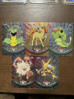 Pokemon Topp’s Series 1 Chrome Card Lot - Image 1