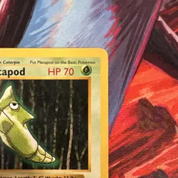 Metapod 054/102 Pokemon Base Set First Edition Shadowless - MP - Image 3