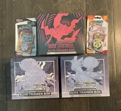 Chilling Reign Pokemon Center Elite Trainer Box x2 PC ETB + Astral Radiance ETB! - Image 1