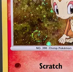 Cosmos Holo Chimchar w/ Swirl - Diamond & Pearl 76/130 Common - MP - Pokemon TCG - Image 3