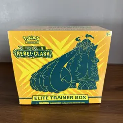 Pokemon Sword and Shield Rebel Clash Elite Trainer Box ETB New Factory Sealed - Image 1