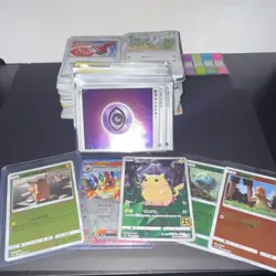 Pokemon Detective Pikachu, 25th Anniversary Card, Eevee Hero’s Lot 280+ Cards NM - Image 1
