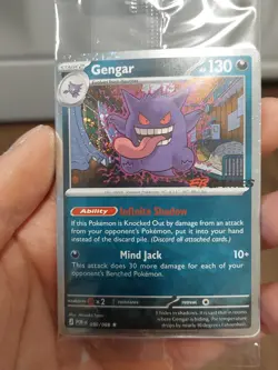 Pokemon TCG Gengar 050/088 EBGames Promo ENGLISH Sealed DOUBLE SWIRL 💫💫 - Image 1