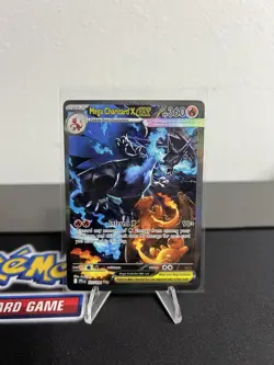 2025 Pokemon Phantasmal Flames MEGA CHARIZARD X EX #125/094 SIR English - Image 1