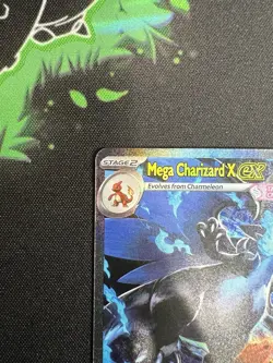 2025 Pokemon Phantasmal Flames MEGA CHARIZARD X EX #125/094 SIR English - Image 4