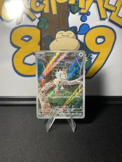 Pokemon TCG Meowth 106/094 Me02: Phantasmal Flames Illustration Rare Holo - Image 3