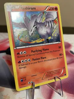 Pokemon TCG Reshiram 17/116 Plasma Freeze Holo Rare 2013 NM - Image 2
