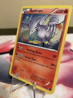 Pokemon TCG Reshiram 17/116 Plasma Freeze Holo Rare 2013 NM - Image 3