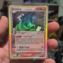 Pokemon Tyranitar Delta Species Reverse Holo EX Delta Species 16/113 - Image 1