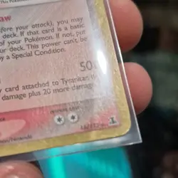 Pokemon Tyranitar Delta Species Reverse Holo EX Delta Species 16/113 - Image 4