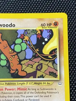 Sudowoodo 26/64 Neo Revelation Regular 2000 WotC Rare Pokemon TCG NM/MT Vintage - Image 3