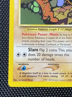 Sudowoodo 26/64 Neo Revelation Regular 2000 WotC Rare Pokemon TCG NM/MT Vintage - Image 5