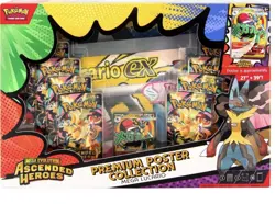 Pokemon Ascended Heroes Premium Poster Collection Mega Lucario Promo Box 2026 - Image 1
