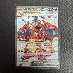 Pokemon TCG Charizard EX 215/197 Special Illustration Rare Obsidian Flames Mint - Image 1